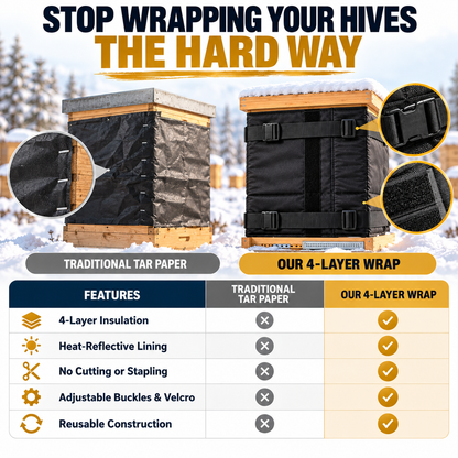 Zenlixa Winter Beehive Wrap